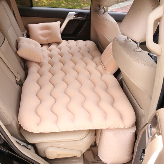 Matelas de voyage gonflable à Air pour voiture, lit universel pour siège arrière, canapé multifonctionnel, oreiller, tapis de Camping en plein Air