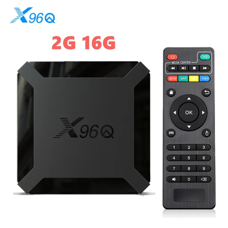 Smart TV Box X96Q Android 10.0 + Abo 12 Mois Atlas Pro Ontv