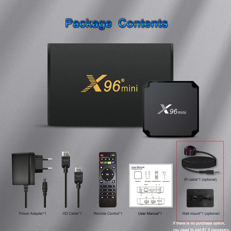 X96mini Android 11.0 Smart TV Box