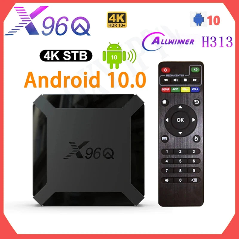 Smart TV Box X96Q Android 10.0 + Abo 12 Mois Atlas Pro Ontv