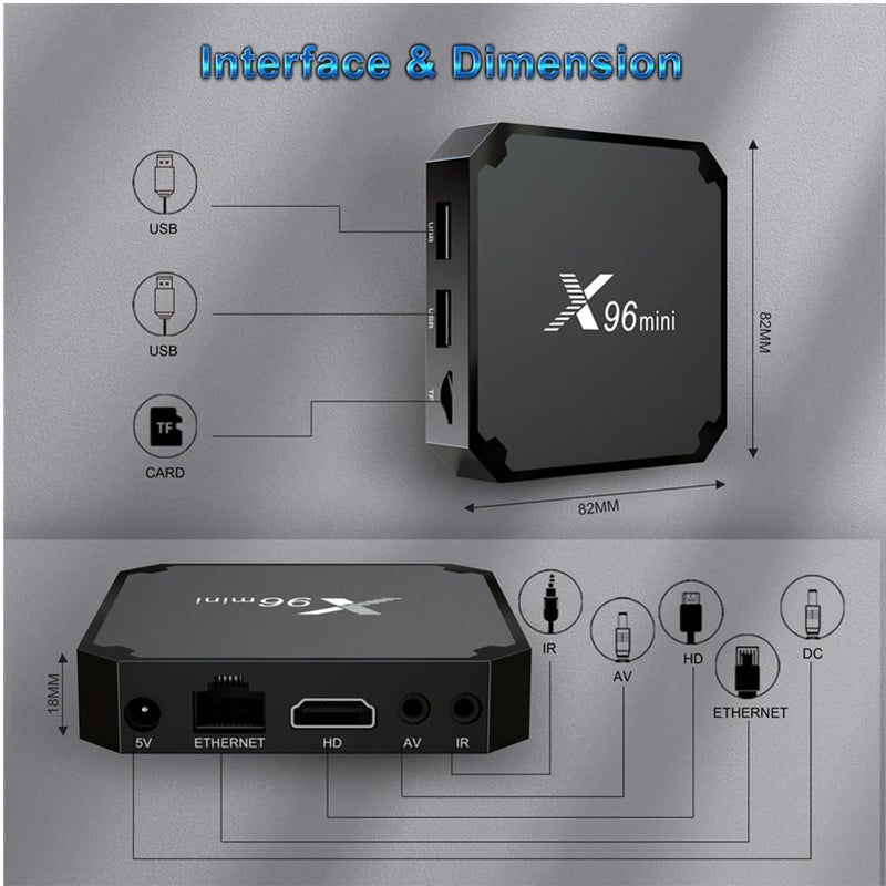 X96mini Android 11.0 Smart TV Box